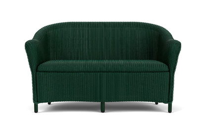 Lloyd Flanders Reflections Loveseat with Padded Seat in Woodland