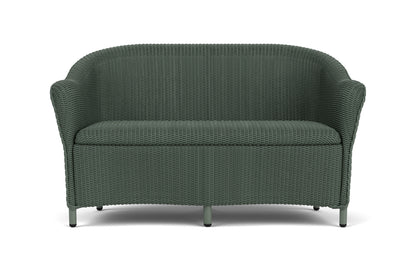 Lloyd Flanders Reflections Loveseat with Padded Seat in Spruce