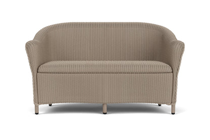 Lloyd Flanders Reflections Loveseat with Padded Seat in French Beige