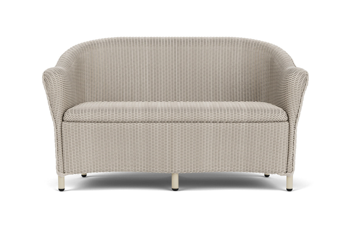 Lloyd Flanders Reflections Loveseat with Padded Seat in Linen