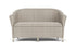 Lloyd Flanders Reflections Loveseat with Padded Seat in Linen