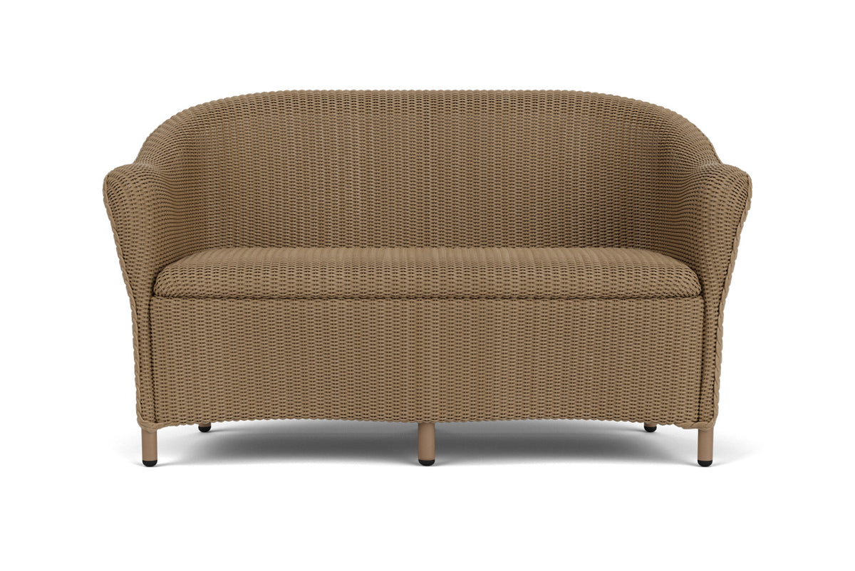 Lloyd Flanders Reflections Loveseat with Padded Seat in Fawn