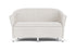 Lloyd Flanders Reflections Loveseat with Padded Seat in White