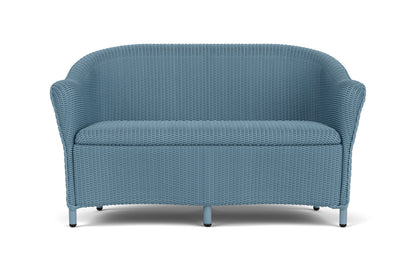 Lloyd Flanders Reflections Loveseat with Padded Seat in Stillwater