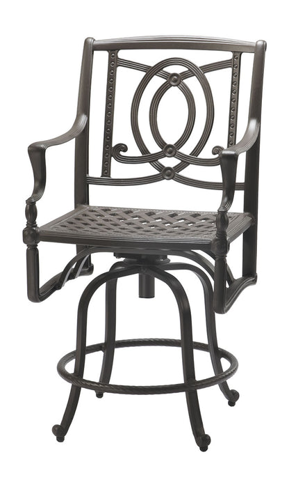 Gensun Bel Air Swivel Balcony Stool in Midnight Gold