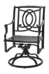 Gensun Bel Air Swivel Rocker in Midnight Gold