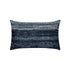 Elaine Smith Textured Indigo Lumbar outdoor pillow