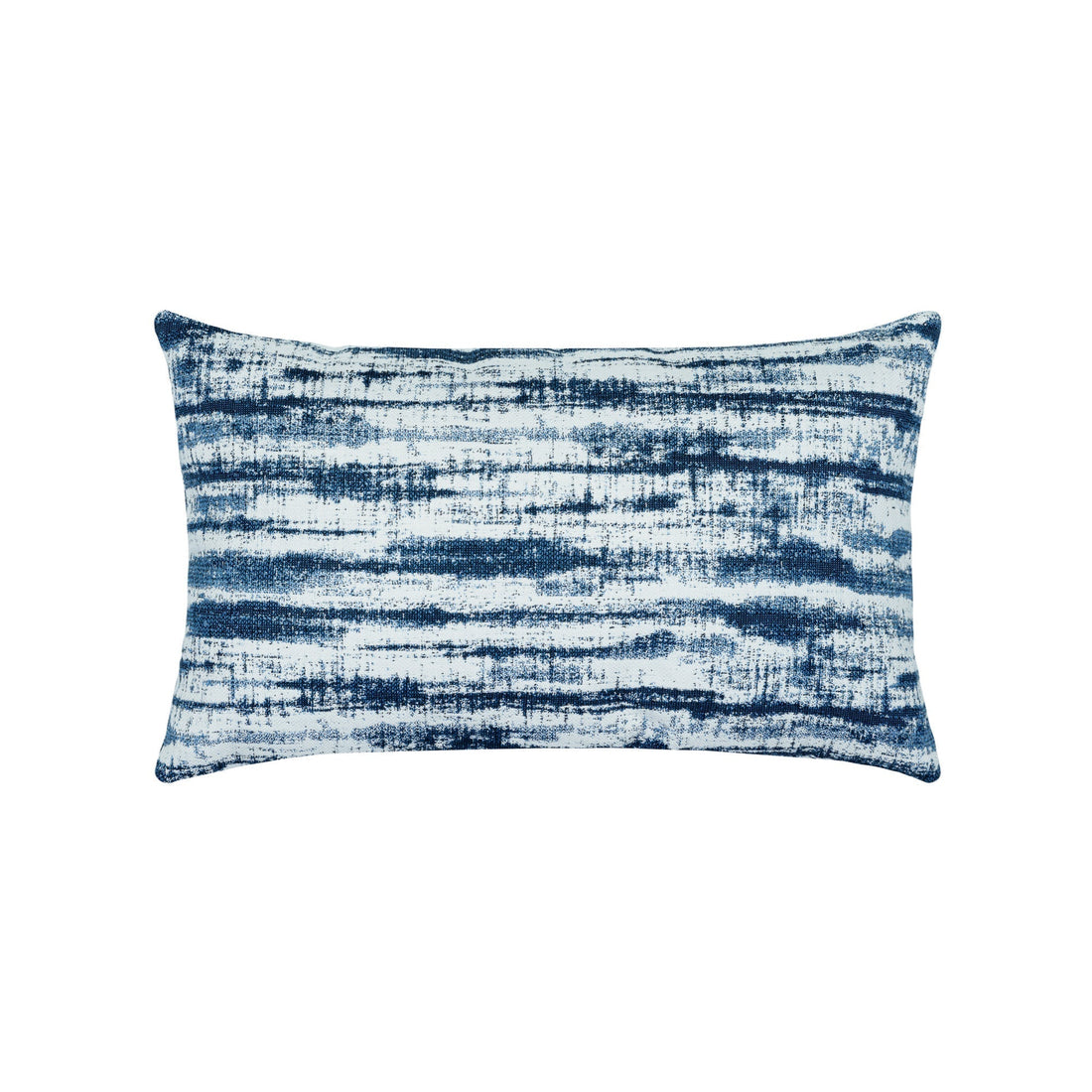 Elaine Smith Indigo Linear Lumbar outdoor pillow