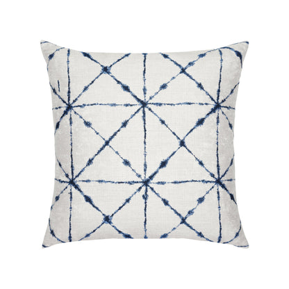 Elaine Smith Trilogy Indigo outdoor pillow, navy - view 2