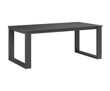 Berlin Gardens Nordic Rectangular Coffee Table in Black