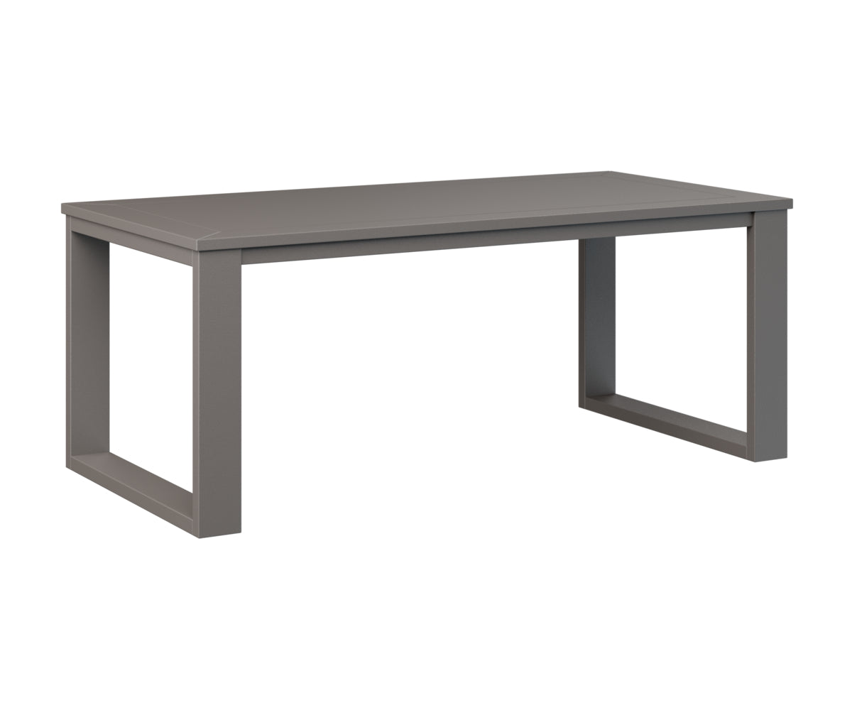 Berlin Gardens Nordic Rectangular Coffee Table in Graphite