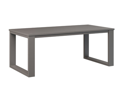 Berlin Gardens Nordic Rectangular Coffee Table in Graphite