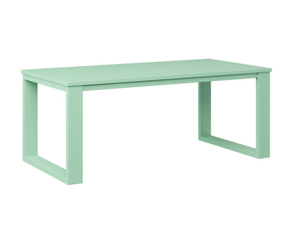 Berlin Gardens Nordic Rectangular Coffee Table in Mint