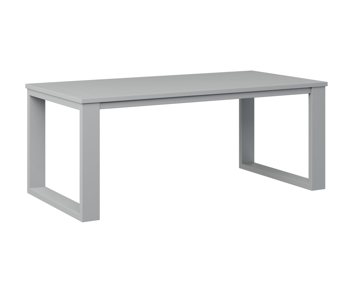 Berlin Gardens Nordic Rectangular Coffee Table in Fog