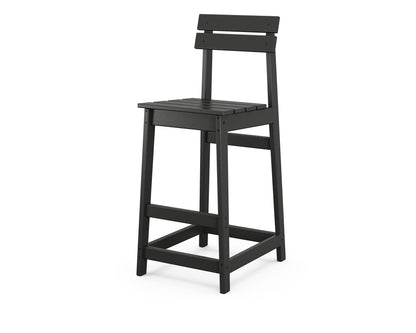 POLYWOOD Modern Studio Plaza Bar Chair