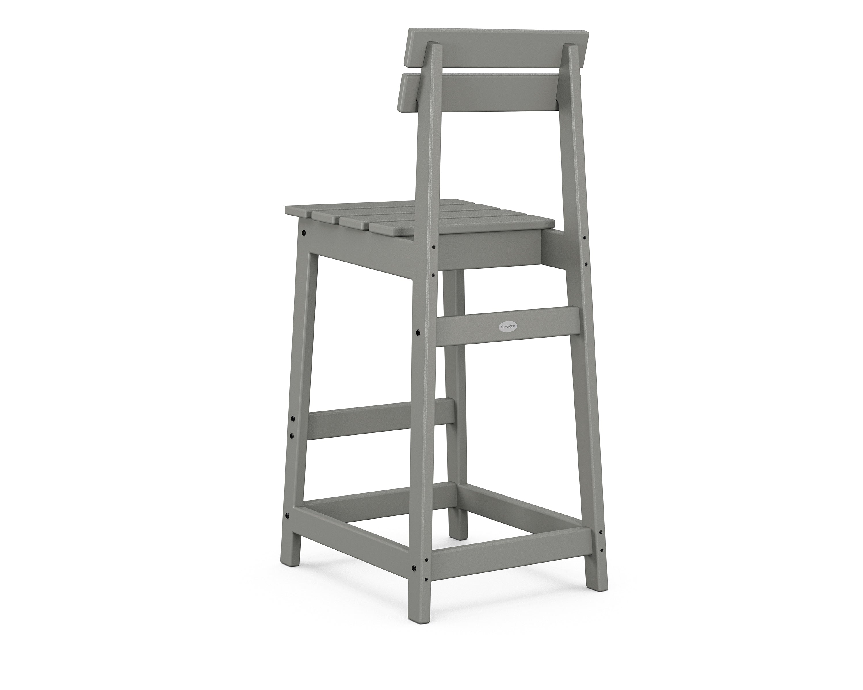 POLYWOOD Modern Studio Plaza Bar Chair