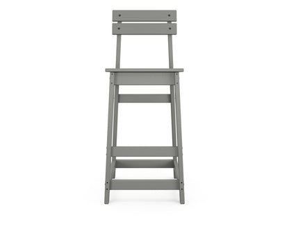 POLYWOOD Modern Studio Plaza Bar Chair