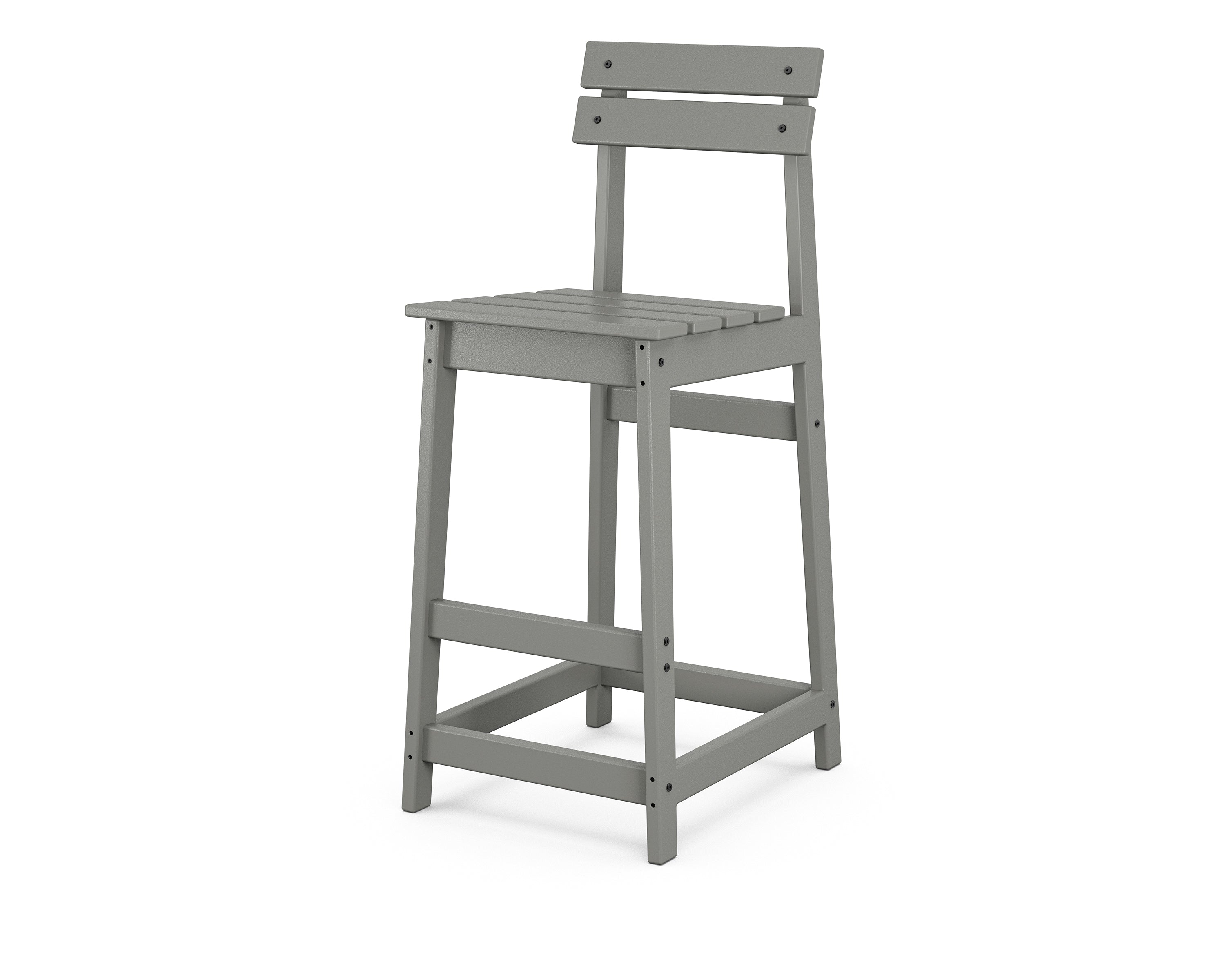 POLYWOOD Modern Studio Plaza Bar Chair