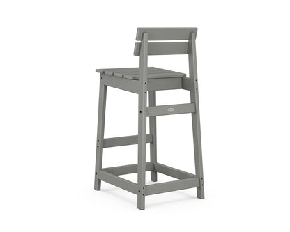 POLYWOOD Modern Studio Plaza Lowback Bar Chair