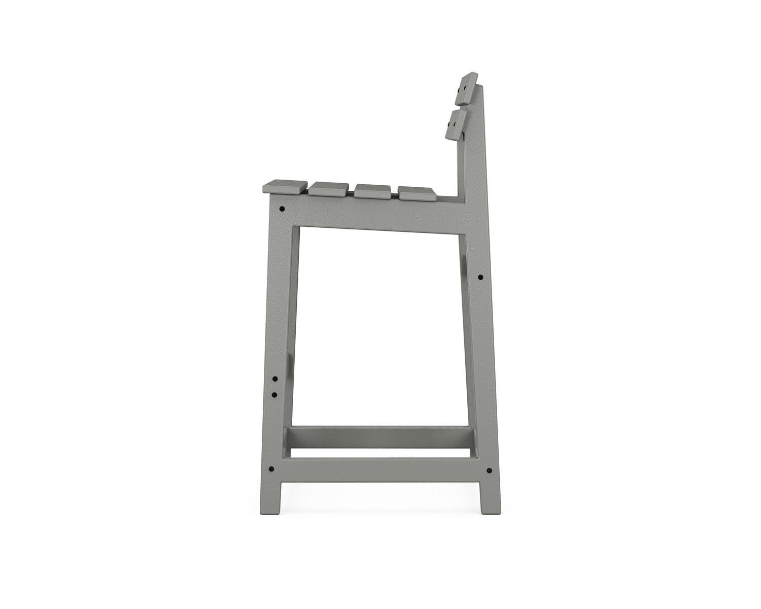 POLYWOOD Modern Studio Plaza Lowback Bar Chair
