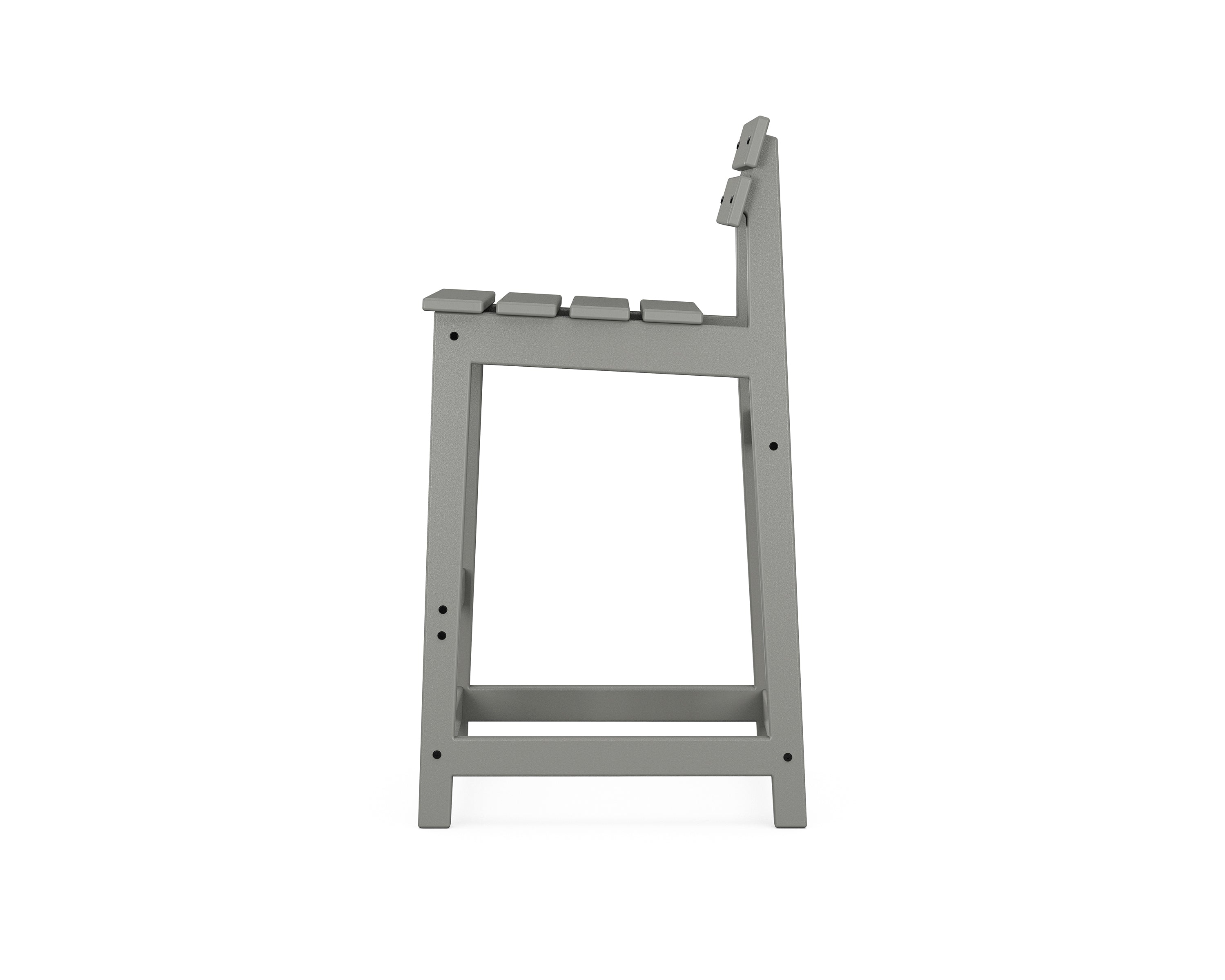 POLYWOOD Modern Studio Plaza Lowback Bar Chair