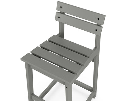 POLYWOOD Modern Studio Plaza Lowback Bar Chair