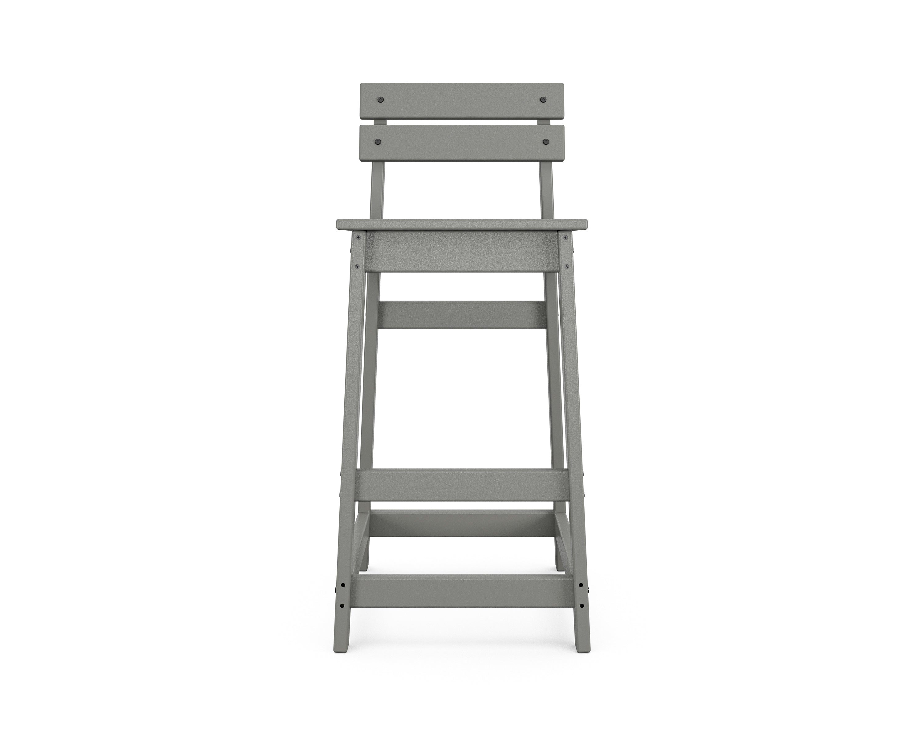 POLYWOOD Modern Studio Plaza Lowback Bar Chair