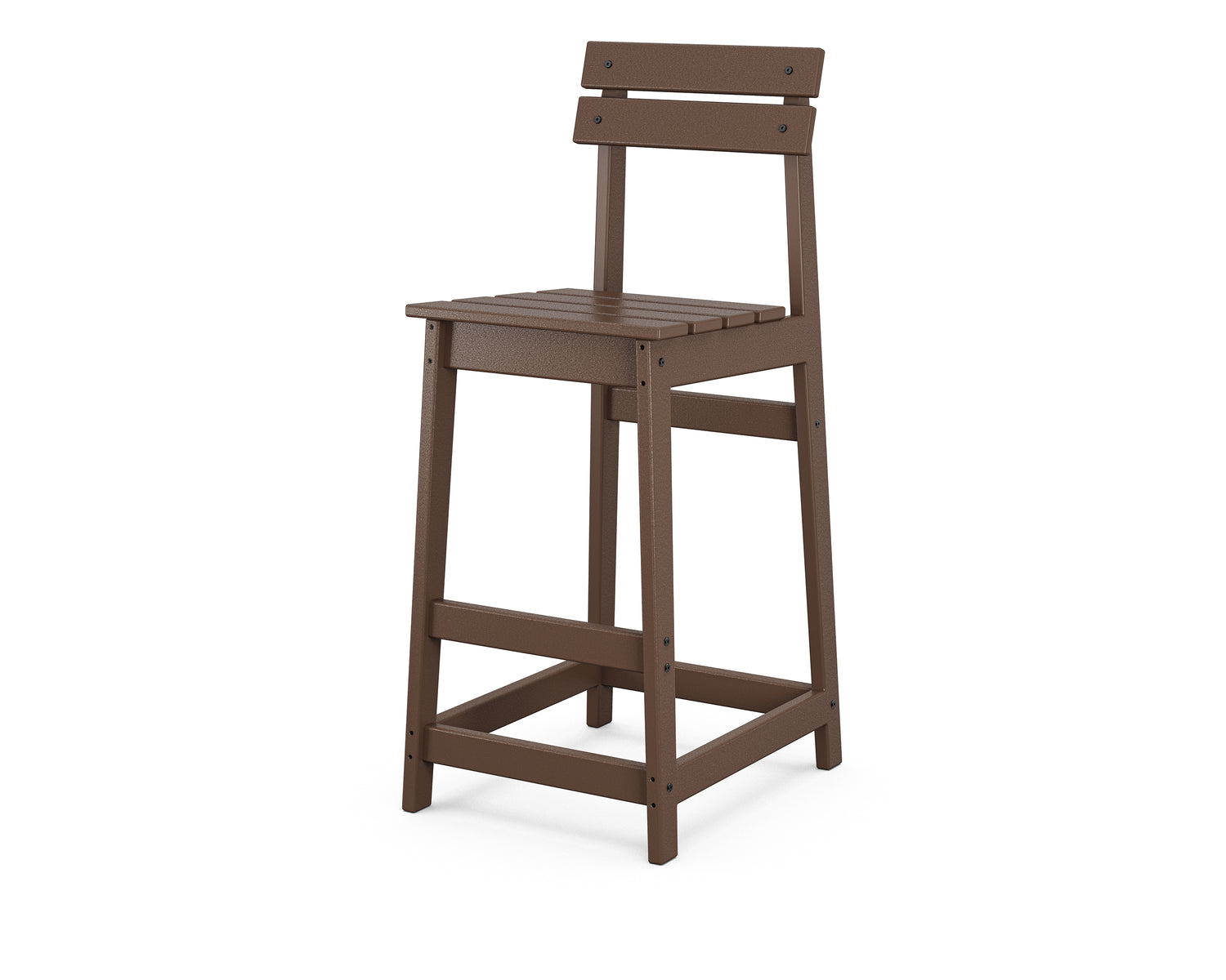 POLYWOOD Modern Studio Plaza Bar Chair