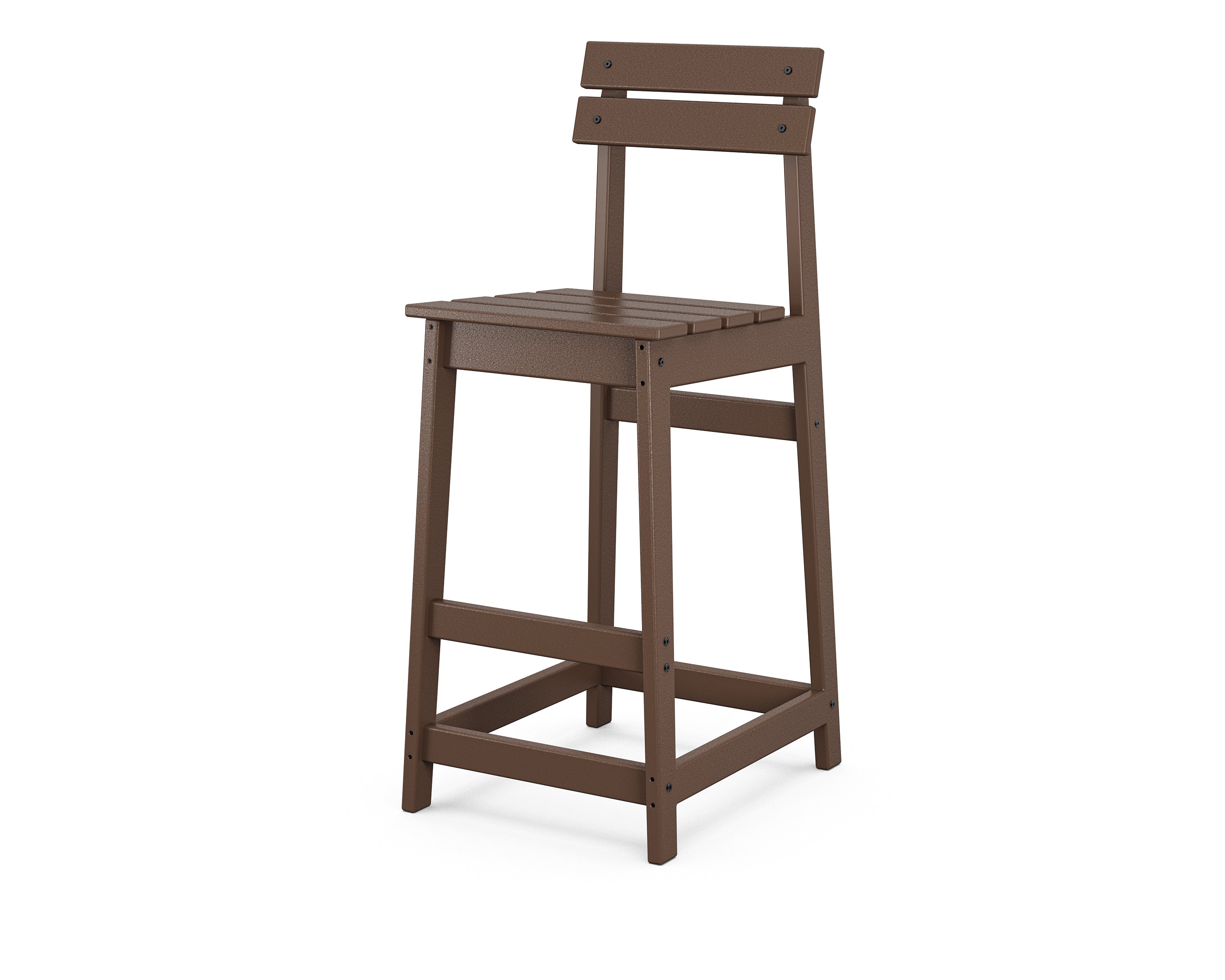 POLYWOOD Modern Studio Plaza Bar Chair