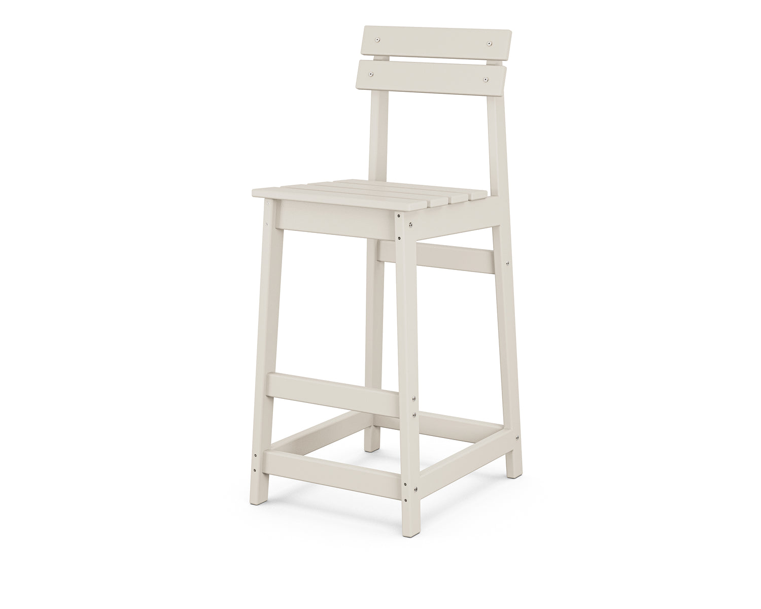 POLYWOOD Modern Studio Plaza Bar Chair