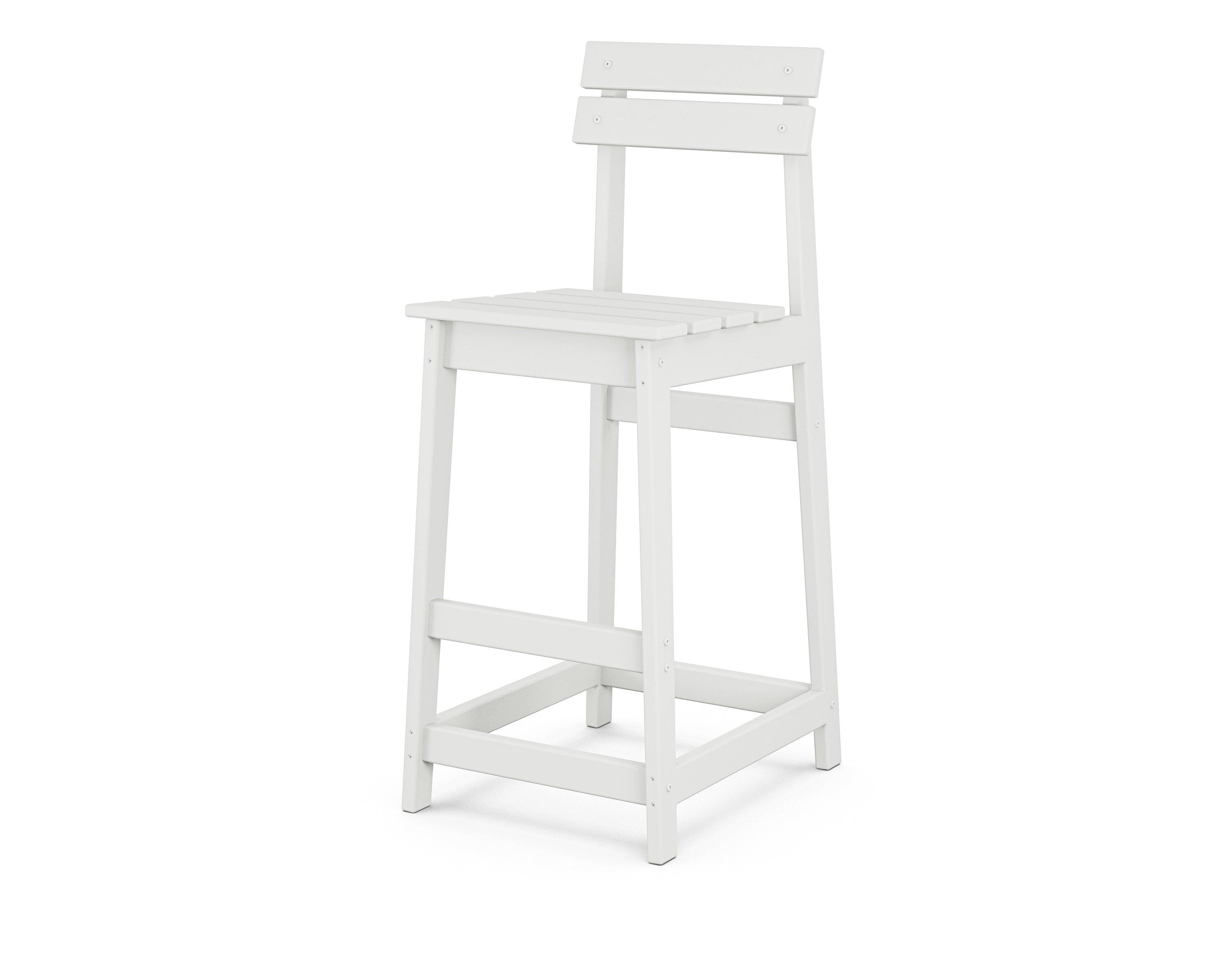 POLYWOOD Modern Studio Plaza Bar Chair