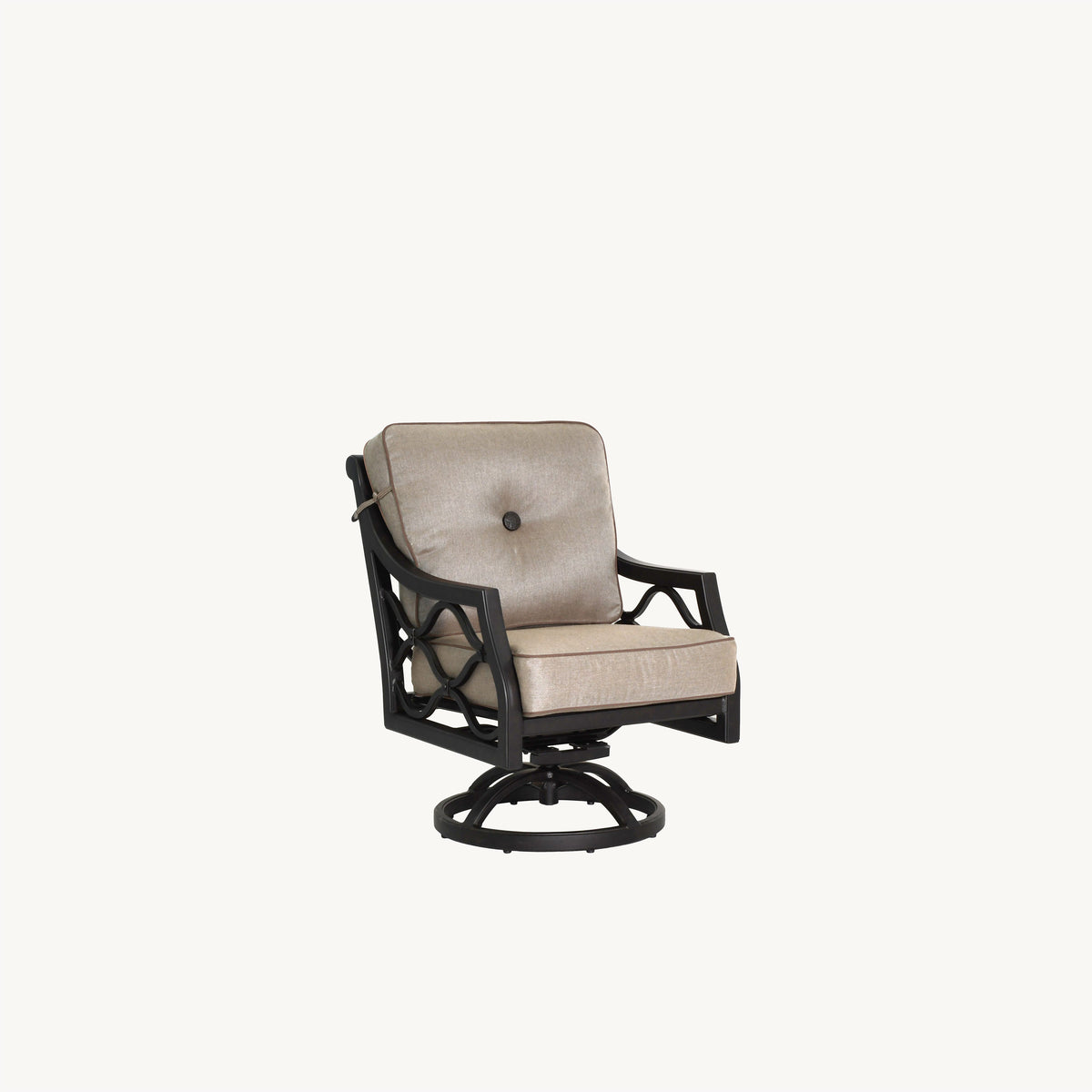 Castelle Villa Bianca Cushioned Swivel Rocker, view 4