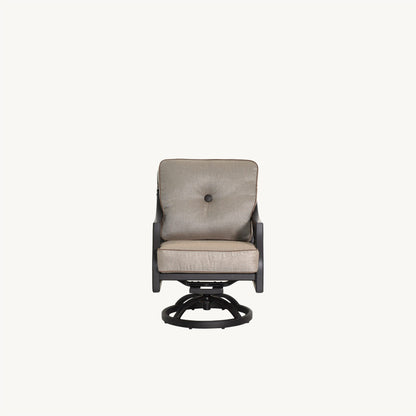 Castelle Villa Bianca Cushioned Swivel Rocker, view 2