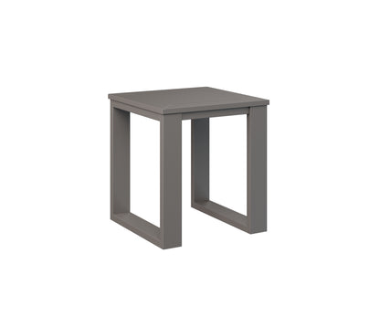 Berlin Gardens Nordic Square End Table in Graphite