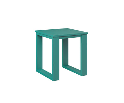 Berlin Gardens Nordic Square End Table in Teal