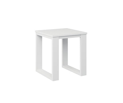 Berlin Gardens Nordic Square End Table in White