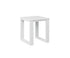 Berlin Gardens Nordic Square End Table in White