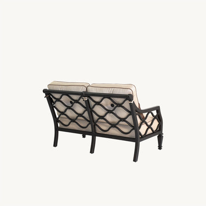 Castelle Villa Bianca Cushioned Loveseat, view 2