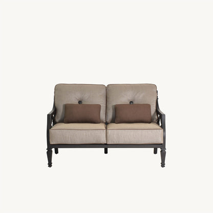 Castelle Villa Bianca Cushioned Loveseat, view 3