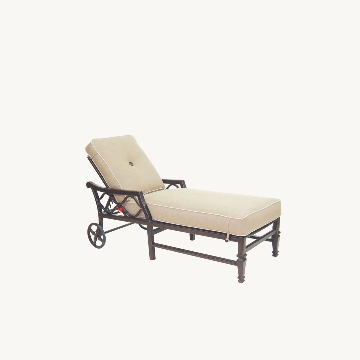 Castelle Villa Bianca Adjustable Cushioned Chaise Lounge, view 2