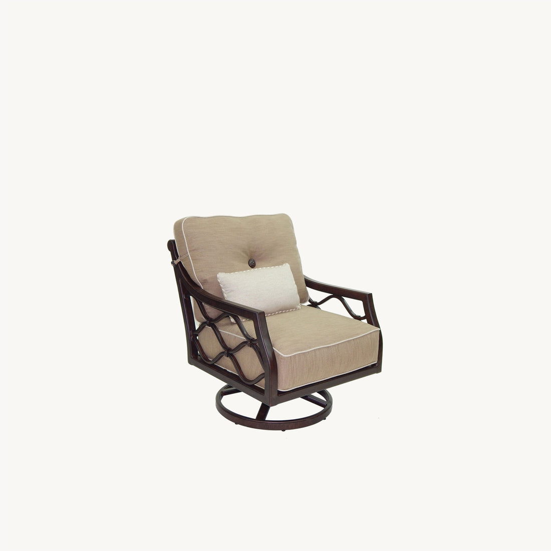 Castelle Villa Bianca Cushioned Lounge Swivel Rocker