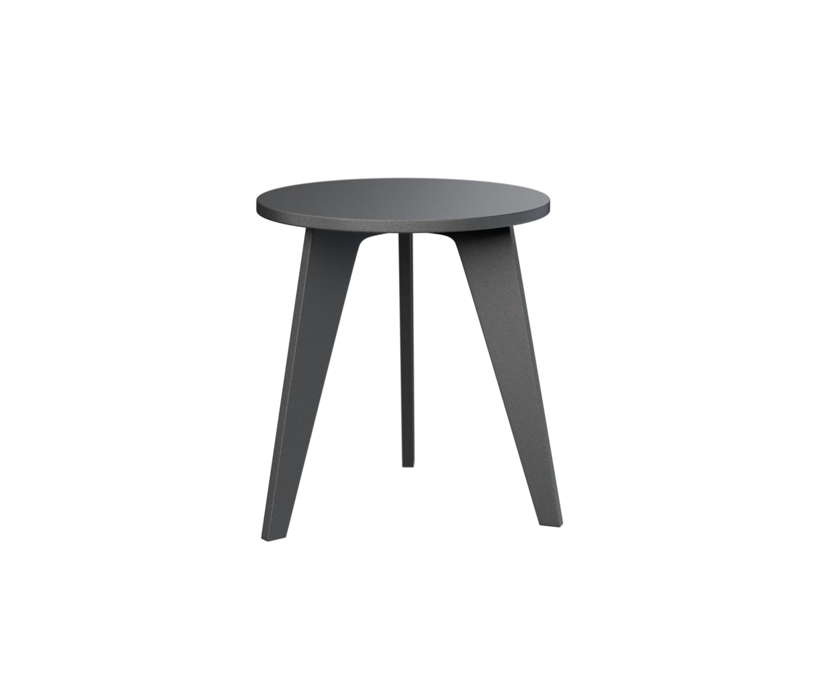 Berlin Gardens Nordic Round End Table in Black