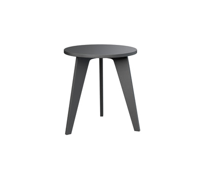 Berlin Gardens Nordic Round End Table in Black