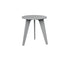 Berlin Gardens Nordic Round End Table in Fog