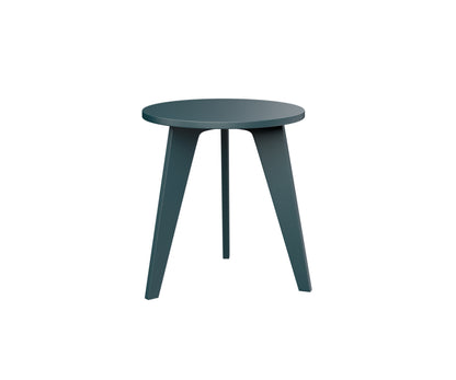 Berlin Gardens Nordic Round End Table in Berry