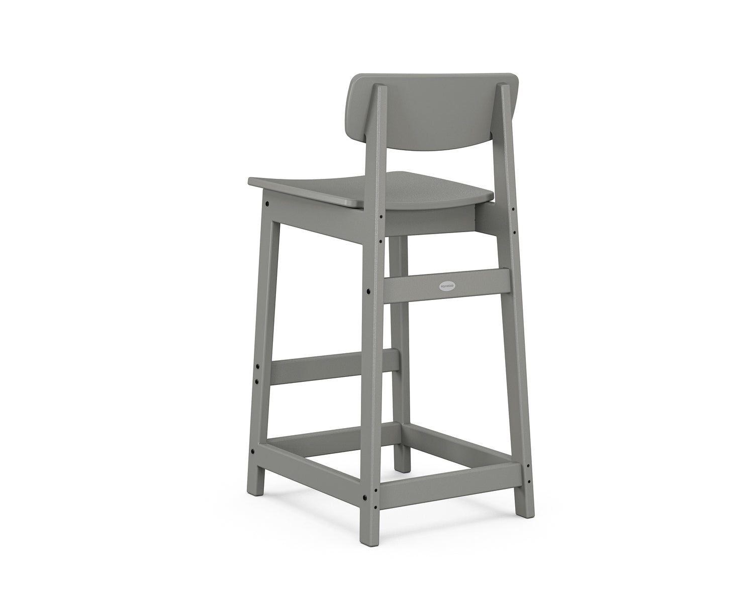 POLYWOOD Modern Studio Urban Lowback Bar Chair