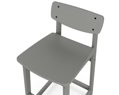 POLYWOOD Modern Studio Urban Lowback Bar Chair