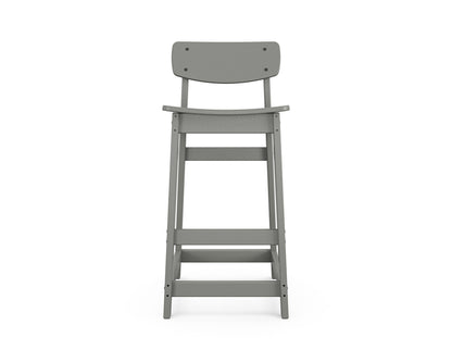 POLYWOOD Modern Studio Urban Lowback Bar Chair