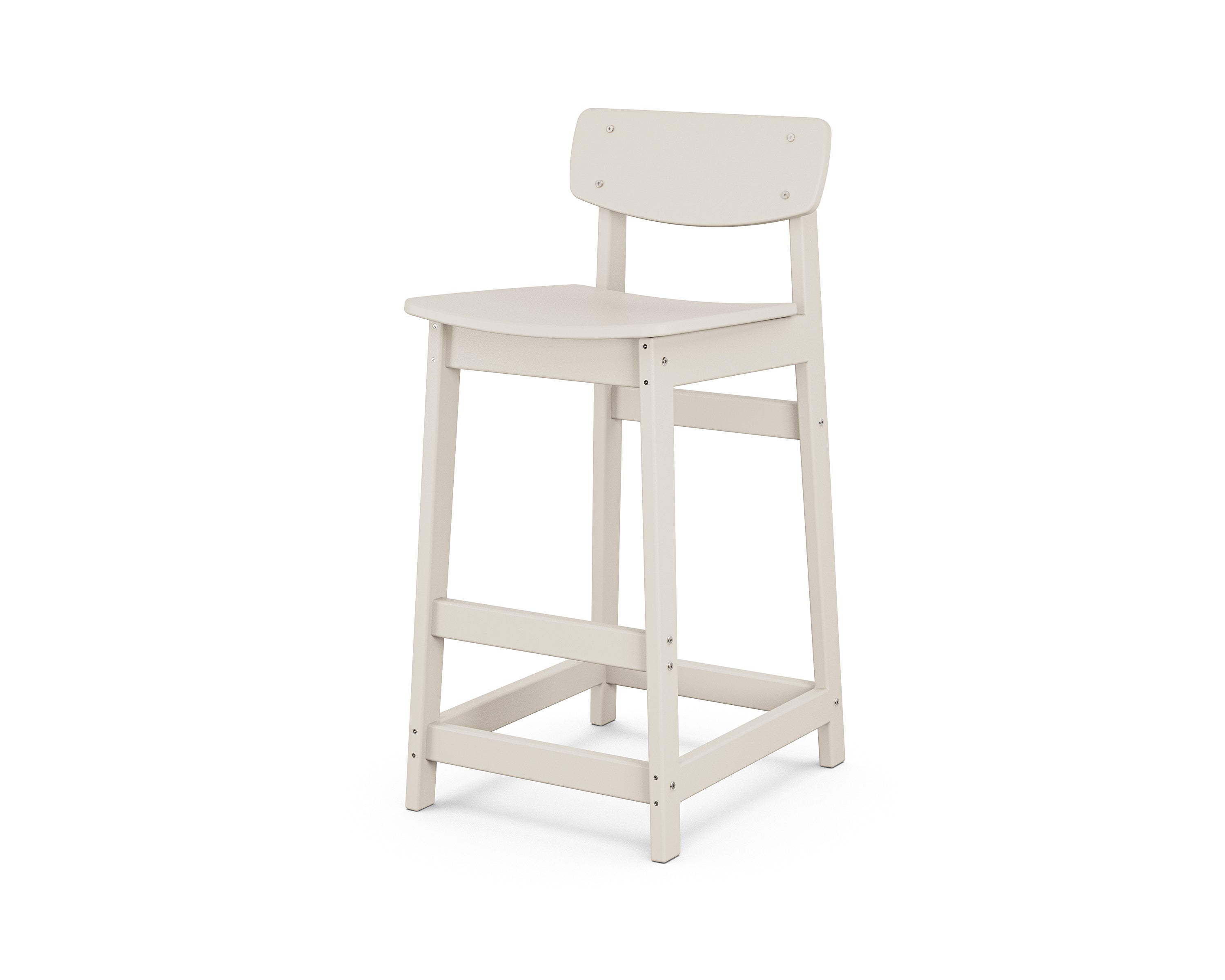 POLYWOOD Modern Studio Urban Lowback Bar Chair