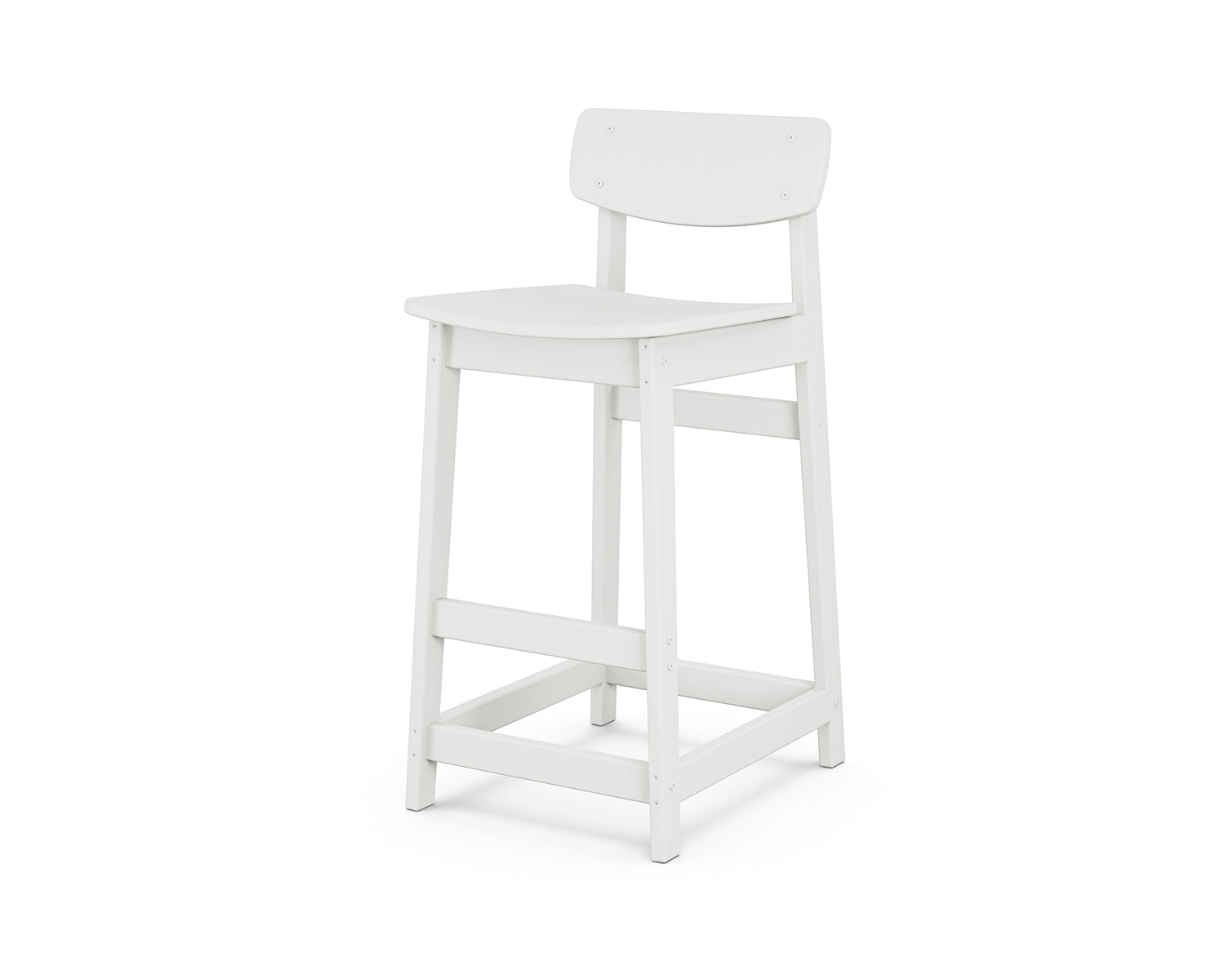 POLYWOOD Modern Studio Urban Lowback Bar Chair